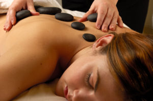 Spa Massage Hot Mineral Stone Treatment